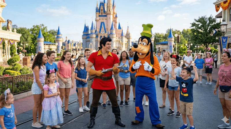 Performing at Disney World